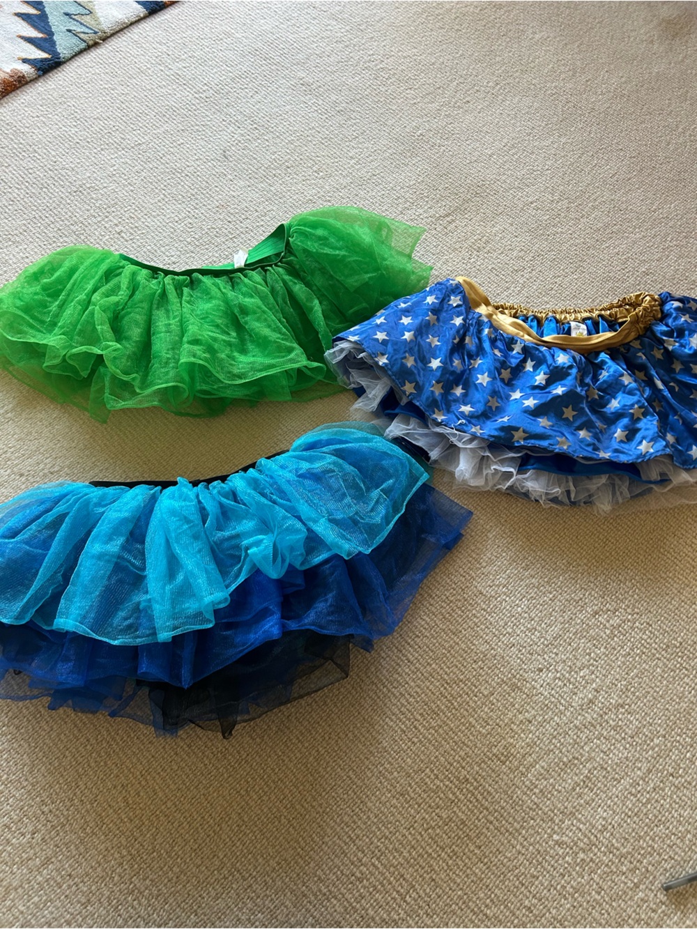 Rubie's Blue, Teal & Green Kids Tutu Skirt Set